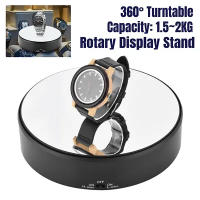 Adjustable Battery Powered Motorized  360°Rotating Display Stand Turntable • $19.99