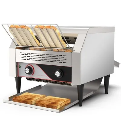 $349.99 • Buy 450pcs/H Commercial Conveyor Toaster 2600w Restaurant Equipment Bread Bagel Food