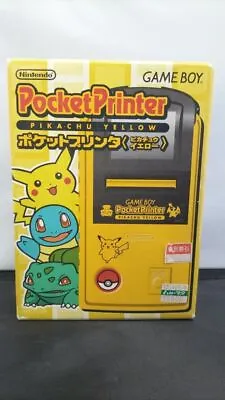 Nintendo Gameboy Pocket Printer MGB-007 - Pikachu BOXED - TESTED WORKING • £226.03