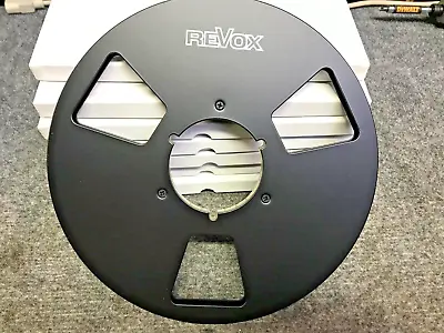 New! Black Revox NAB 10.5  Inch Metal Reel For 1/4  Tape • $50