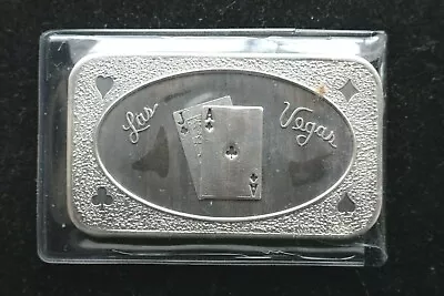 Kappyscoins G3637 Black Jack Las Vegas   Limited Edition  Silver Oz  Art Bar • $69.99