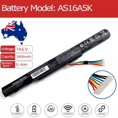 AS16A5K Battery For Acer Aspire F5-573G-500N E5-575-575G 41NR19/66-1 E5-575-33BM • $49.98