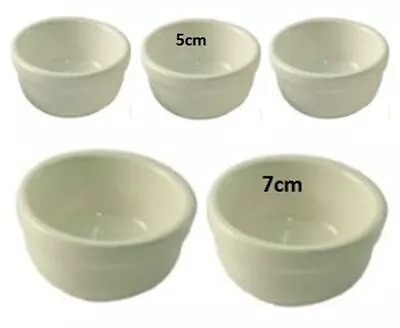 Ceramic Bowl Dip Dipping Dish Party Porcelain Ramekins Brulèe Souffles Serving • £5.99