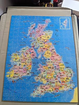 Vintage Victory 300 Piece Plywood Jigsaw Puzzle 1980 British Isles Industrial  • £0.99