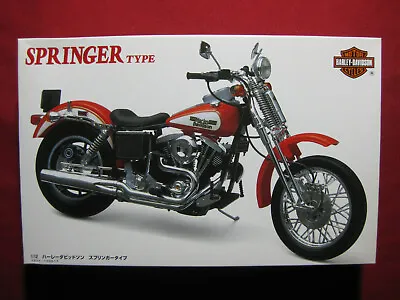 Harley Davidson FXS Springer Type 1/12 Imai Model Kit Japan 1996 Vintage Bike • $70.64