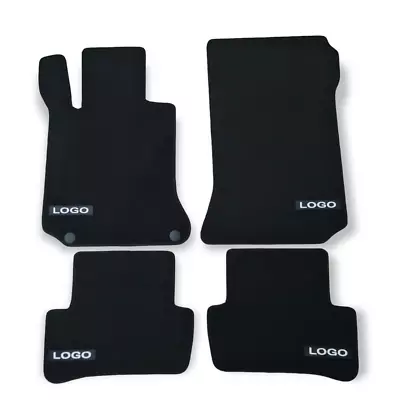 Car Floor Mats Velour For AMG Mercedes C Class W204 Auto Liners Waterproof Black • $55.84