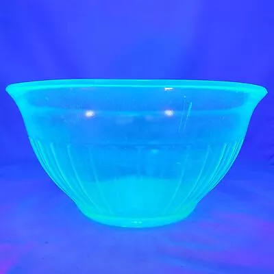 Vintage Green Depression Glass Uranium Mixing Bowl • $9.99