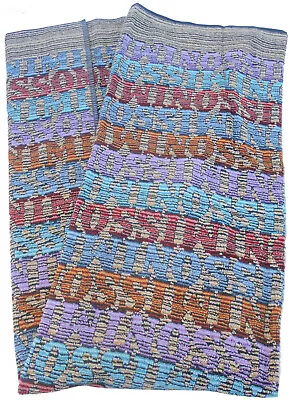 MISSONI HOME  BATH SHEET COTTON BRAND PACK ECOLOGIC  31x63in 80x160cm BLAKE 149 • $130