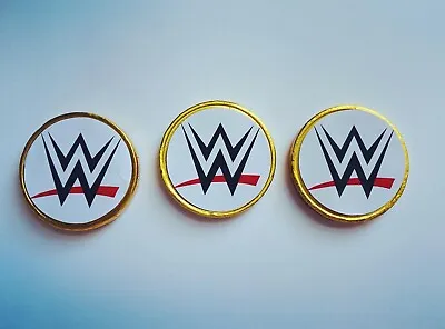 £3.50 • Buy WWE Wrestling Chocolate Coins, Pack Of 6 Stocking Filler, Party Bags