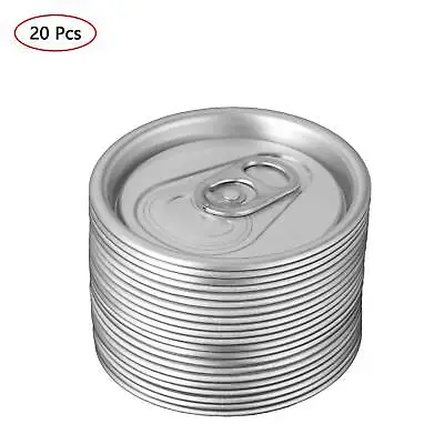 20Pc Aluminum Can Lid Soda Cola Canning Covers Pulling Ring Bottle Caps Jars Lid • £6.99