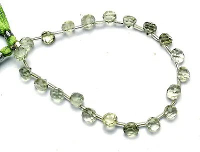 Natural Green Amethyst Prasiolite Nugget Cut 7mm Onion Beads 8  Jewelry Supply • $10