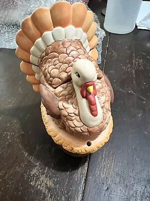 Vintage House Of Lloyd Christmas Around The World Turkey Potpourri Pot 1990  • $10