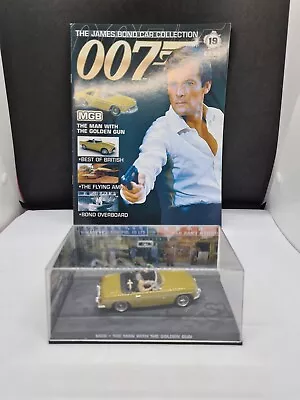 MGB The Man With The Golden Gun 007 James Bond (1:43 Diecast Car) + Magazine New • $40.45