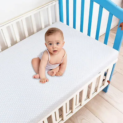 Memory Foam Crib Mattress & Infant Mattress 38X26X3  With Removable 1/2Pcs Cover • $30.99