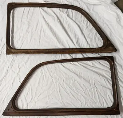 L+R Vintage Mercedes Ponton Front Door Window Wood Trim W120 W180 220 200S 180D • $299.99