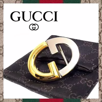 Authentic GUCCI Belt Buckle Interlocking GG - Italian Crafted Luxury • $107