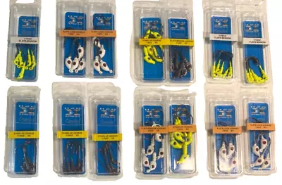 H2O Xpress 70 (14PK) ASSORTED Coastal Jigheads FLATS MINNOW STAND UP Jig Heads • $29.99