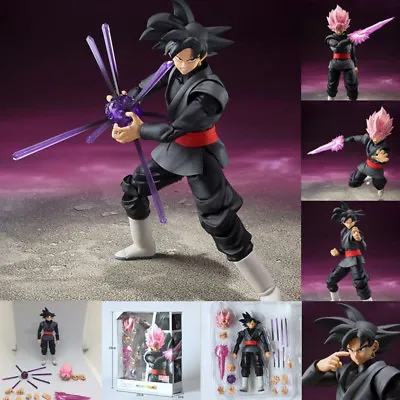 New 6‘’ Z S.H.Figuarts Goku Gokou Black Super Saiyan Rose Action Figure Toy Gift • $24.22