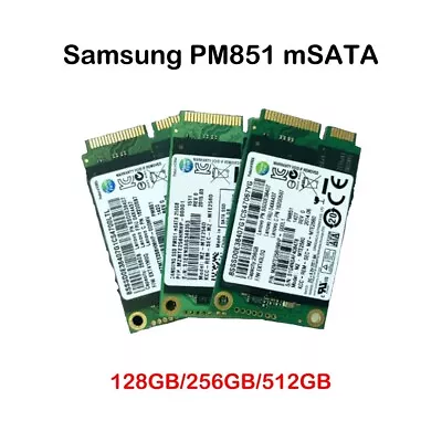 Samsung PM851 MSATA 128GB 256GB 512GB  Internal SSD 6Gb/s Solid State Drive • $27.99