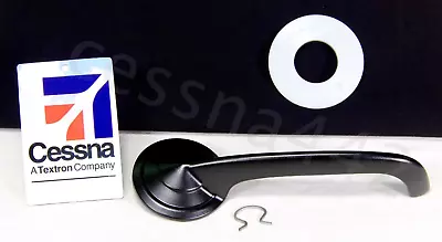 CESSNA Aircraft NEW - Interior Factory MATTE BLACK Door Handle 170 172 182 185 • $307.56