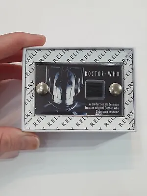 Doctor Who Prop Cyberman TV Movie Prop Production Made Costume Display With COA. • $55.36