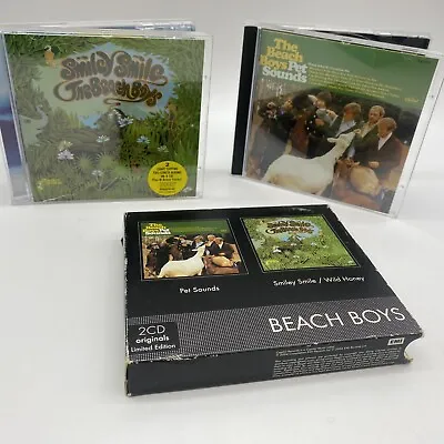 THE BEACH BOYS - Pet Sounds Smiley Smile & Wild Honey Boxed 2CD Set • $29.50