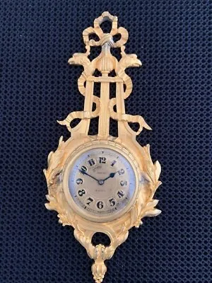 $950 • Buy Miniature Circa 1900's  French Tiffany & Co. Gilt Bronze Cartel Clock Depose