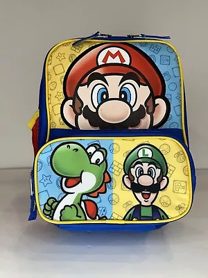 Super Mario Luigi Yoshi  Lunch Box Insulated Soft Sided Nintendo Switch • $15.99