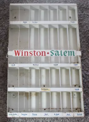 Vintage Metal Winston Salem Cigarette  Display Rack  16 3/8  X 27  • $145