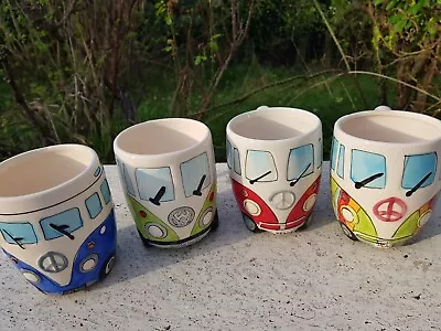 VW Camper Van Teapot & Mugs • £22