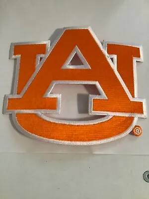 Auburn Tigers XLarge Iron On Embroidered Patch 7x7” • $16.49