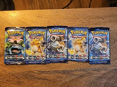 Pokémon Evolutions XY Booster Pack X5 • $100