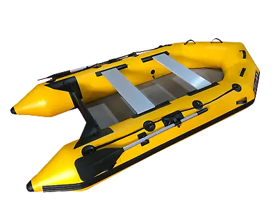 $899 • Buy Inflatable Boat Dinghy Pontoon Rescue & Dive Boat Fishing Boat With Air-Deck