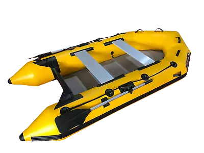 $899 • Buy Inflatable Boat Dinghy Pontoon Rescue & Dive Boat Fishing Boat With Air-Deck