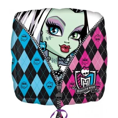 Monster High Birthday Party Supplies 17  Foil Balloon Girls Halloween Frankie • $5.43