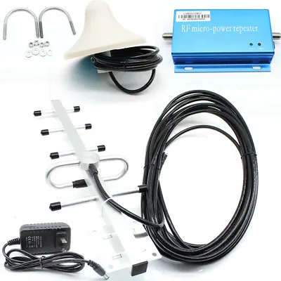 3G 4G CDMA/GSM Phone Signal Repeater Booster Amplifier + Antenna 850MHz/900MHz • $36.10