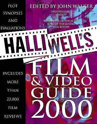 Halliwell’s Film And Video Guide 2000--Paperback-0006531652-Good • £3.99