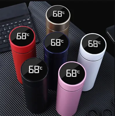 $14.97 • Buy 500ML Smart Vacuum Stainless Steel Thermal Insulated Cup Travel Mug LED Display