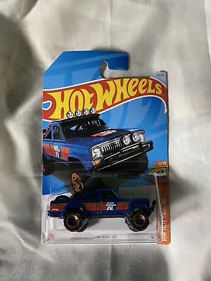 NEW Hot Wheels 73 Jeep J10 Blue K&N Filters Off Road 2024 No 91 HTC31 Long Card • $7