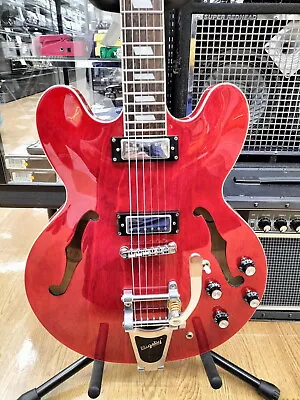 EPIPHONE RIVIERA CH Used Maplebody Mahoganyneck Rosewoodfingerboard W/Soft Case • $596.73