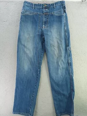 Marithe Francois Girbaud Jeans Mens 32x33 Blue Baggy Loose Vintage Y2K Hip Hop • $59.95