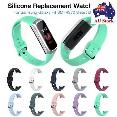 Silicone Strap Replacement Soft Watchband For Samsung Galaxy Fit SM-R370 • $13.16