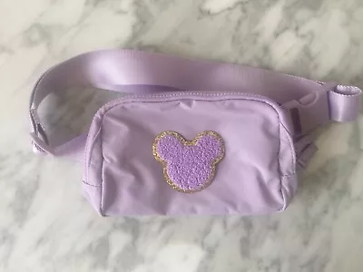 Purple Mickey Mouse Belt Bag Fanny Pack Lululemon Stoney Clover Inspired • £28.90