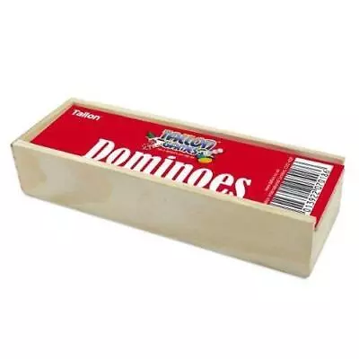 £7.49 • Buy Classic Dominoes Game Set In Wooden Box Fun Traditional Toy - Children Travel
