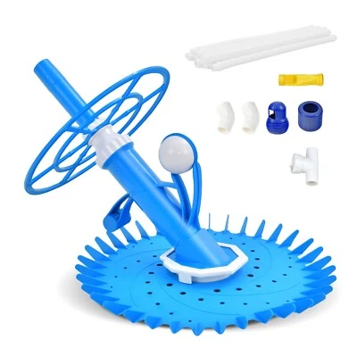 £75.99 • Buy Upgraded Automatic Pool Cleaner Swimming Pool Vacuum Sweeper W/10 Extension Hose