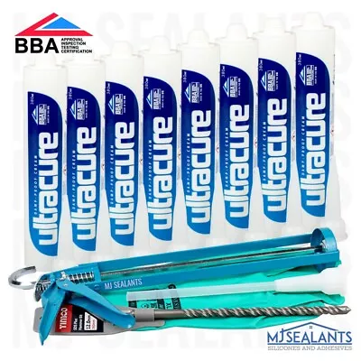 Ultracure Damp Proofing DPC Cream Kit - 8x 380ml-DPC Course Injection Treatment • £66.99