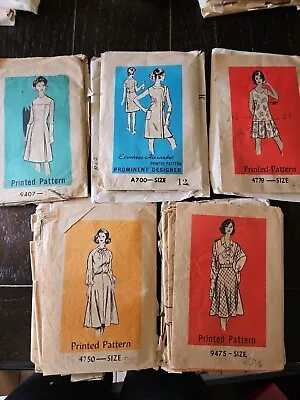 Lot#4 Vintage Mail Order Sewing Patterns  • $12