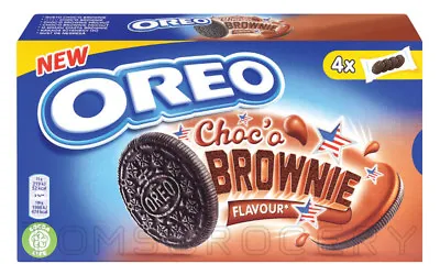 OREO CHOCO BROWNIE Flavor Sandwich Cookies Bisquits Box 176g 6.2oz • $32.92