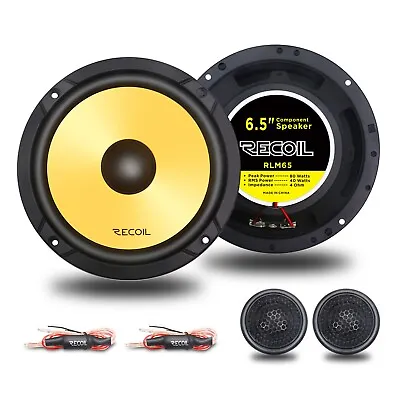 Recoil Audio RLM65 Level-3 Series 6.5-Inch Car Audio Component Speaker System • $89