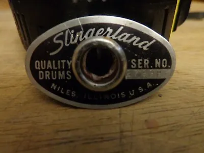 Slingerland Vintage 1970s Badge With Grommet • $19.95